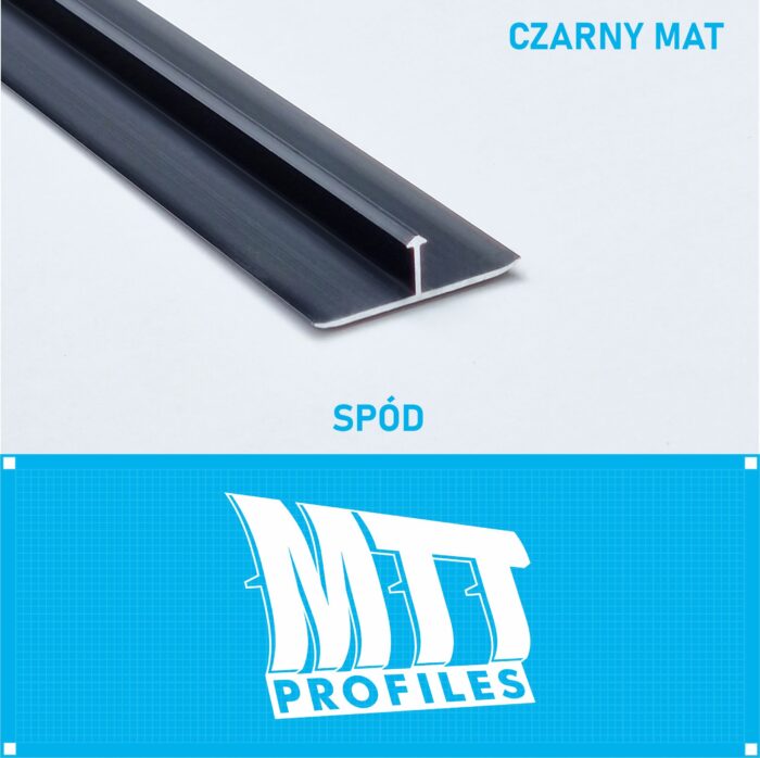 Listwa łącząca progowa TEOWNIK 30mm CZARNY MAT 2m - obrazek 3
