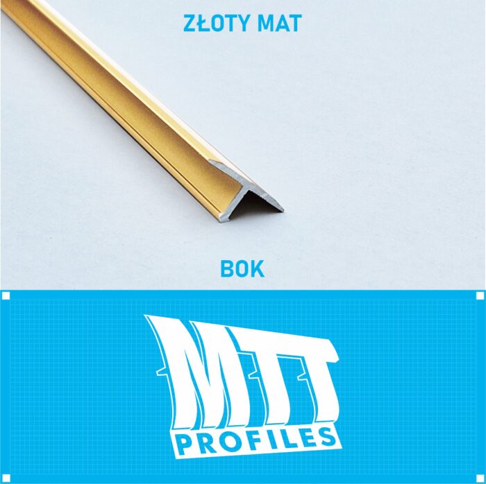 Listwa łącząca progowa TEOWNIK 20mm ZŁOTY MAT 2m - obrazek 2
