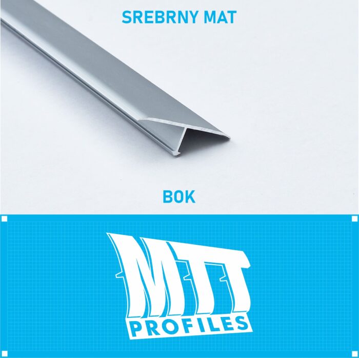 Listwa łącząca progowa TEOWNIK 30mm SREBRNY MAT 1m - obrazek 2
