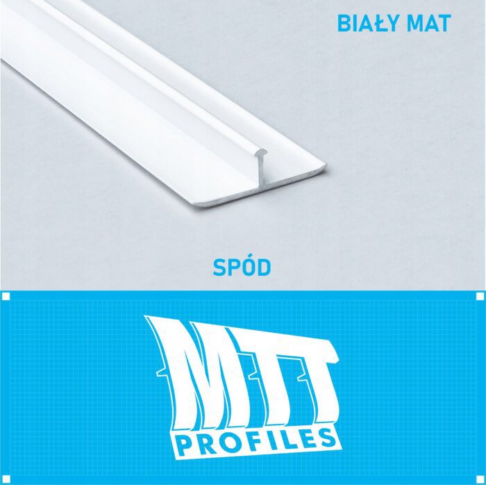 Listwa łącząca progowa TEOWNIK 30mm BIAŁY MAT 1m - obrazek 3