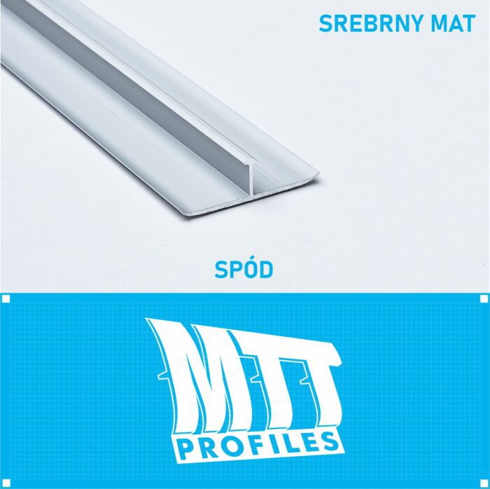 Listwa łącząca progowa TEOWNIK 30mm SREBRNY MAT 1m - obrazek 3