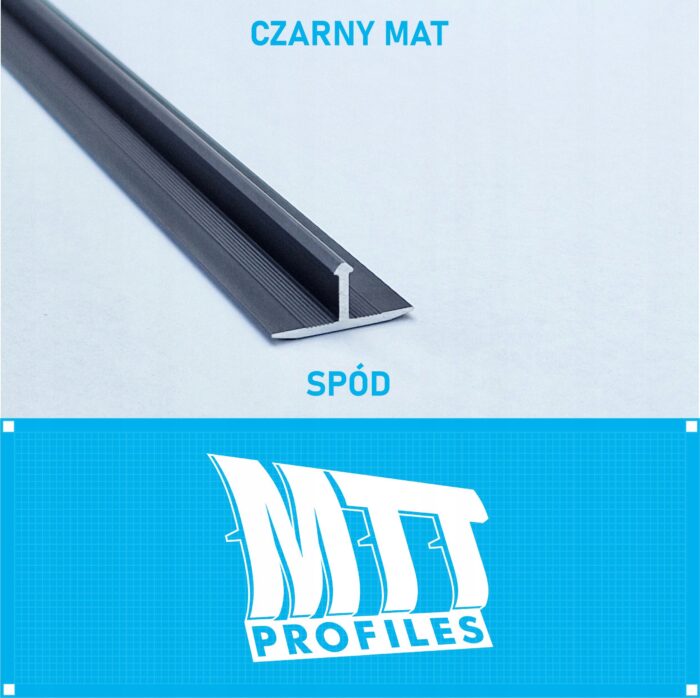 Listwa łącząca progowa TEOWNIK 20mm CZARNY MAT 2m - obrazek 3