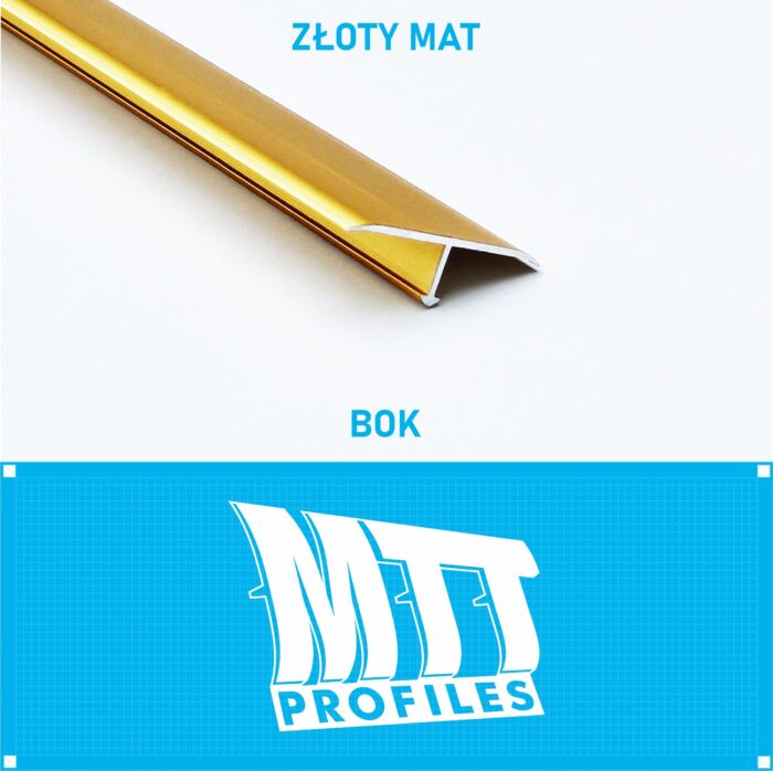 Listwa łącząca progowa TEOWNIK 30mm ZŁOTY MAT 2m - obrazek 2