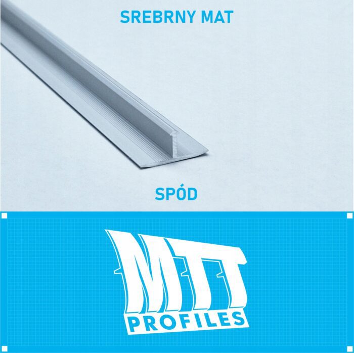 Listwa łącząca progowa TEOWNIK 20mm SREBRNY MAT 1m - obrazek 3