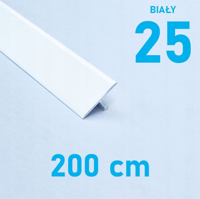 Listwa łącząca progowa TEOWNIK 25mm BIAŁY MAT 2m