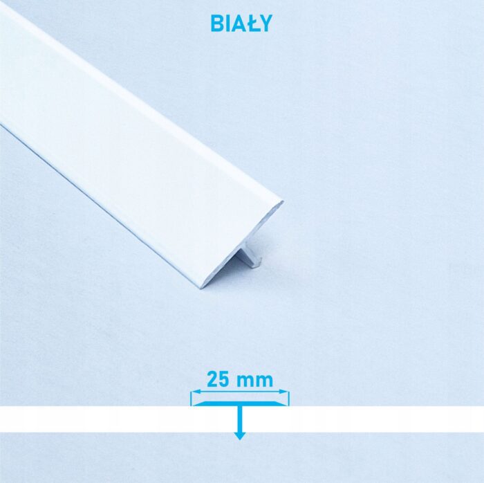 Listwa łącząca progowa TEOWNIK 25mm BIAŁY MAT 2m - obrazek 4